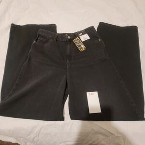 Lee Women's Black Wide Leg Jeans Size 8M New.